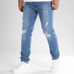 Top 10 🔔 Jean Regular Fit Avec Destroy 2680 Bleu Denim de LBO ⌛