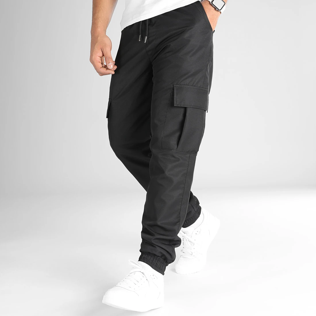 Nouveau ⌛ Pantalon Jogging Diamant Avec Poche Cargo 0204 Noir de LBO ❤️ 4 Nouveau ⌛ Pantalon Jogging Diamant Avec Poche Cargo 0204 Noir de LBO ❤️ – Image 2