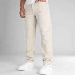 Sortie ❤️ Jean Relaxed Fit 2783 Denim Beige de LBO 😍