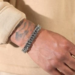 Top 10 🎉 Bracelet Maille Gourmette 10mm Argenté de LBO ⭐