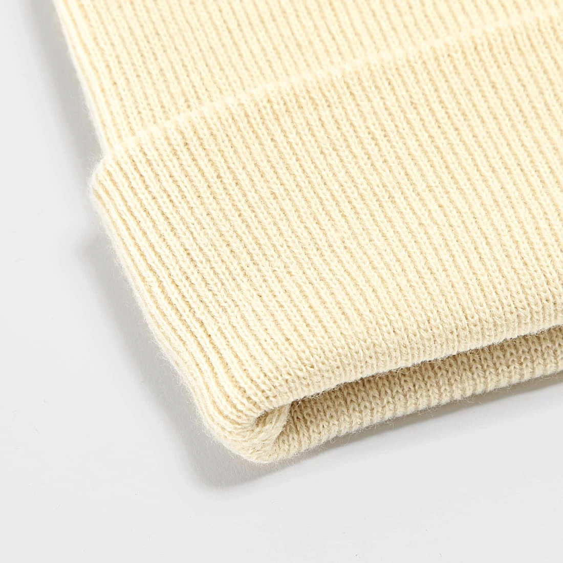 Nouveau ⭐ Bonnet Mailles Fines Avec Revers Beige de LBO 🔥 4 Nouveau ⭐ Bonnet Mailles Fines Avec Revers Beige de LBO 🔥 – Image 2