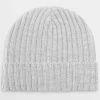Grosses soldes ✨ Bonnet Mailles Chunky Avec Revers Gris Clair de LBO ⭐ -France LBO Soldes Boutique lbo 339715 LBO 10708 BC465 HEATHER GREY 20221007T162635 01