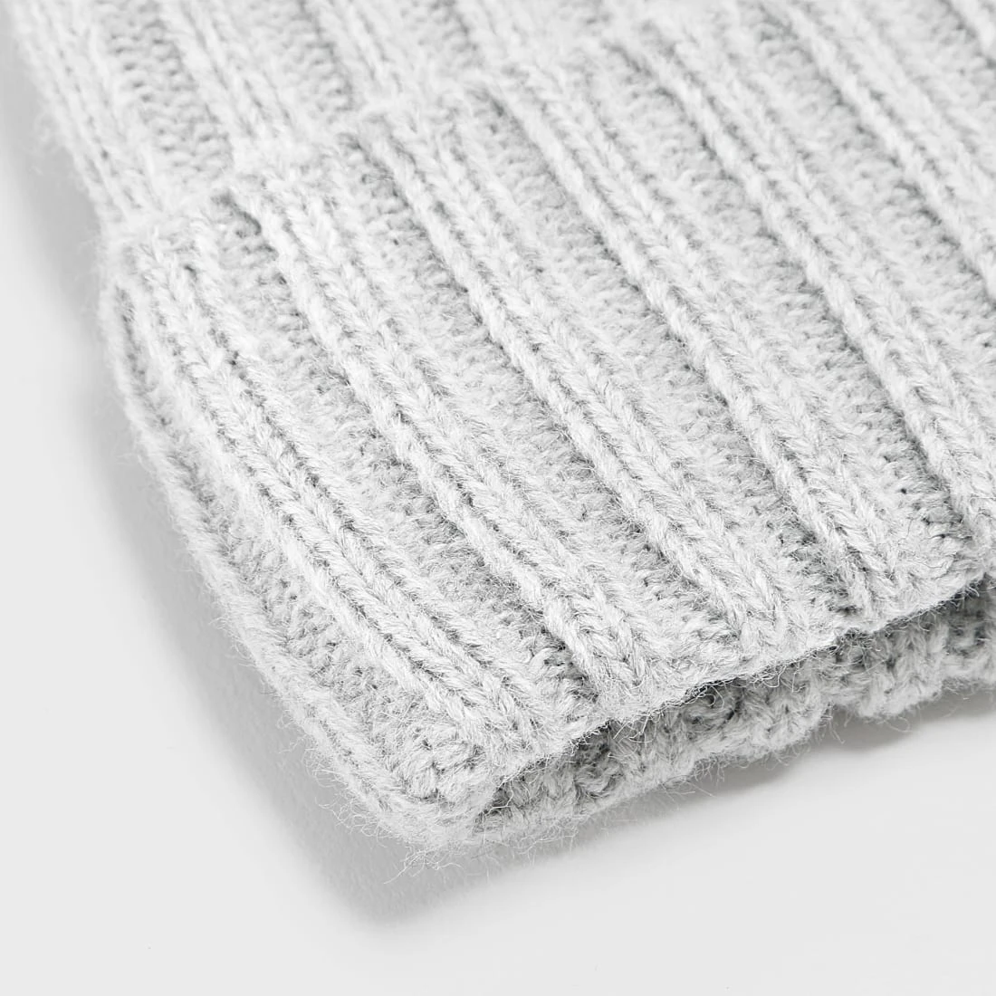 Grosses soldes ✨ Bonnet Mailles Chunky Avec Revers Gris Clair de LBO ⭐ 4 Grosses soldes ✨ Bonnet Mailles Chunky Avec Revers Gris Clair de LBO ⭐ – Image 2