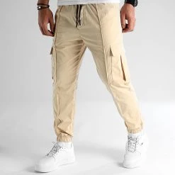 Promo 🔥 Pantalon Avec Poches Cargo 2810 Beige de LBO ✔️