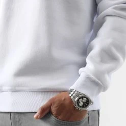 Promo ✔️ Sweat Crewneck Oversize Large 2631 Blanc de LBO 🎁 -France LBO Soldes Boutique lbo 342495 SHALBO 2631 20221123T084828 02