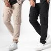 Coupon 🔔 Lot De 2 Pantalons Cargo 10701336 Noir Beige de LBO ⭐ -France LBO Soldes Boutique lbo 347740 LOT LBO 10701336 0192 LBO10701336 0199 20221111T135826 01
