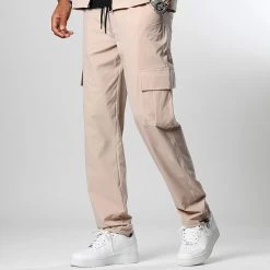 Coupon 🔔 Lot De 2 Pantalons Cargo 10701336 Noir Beige de LBO ⭐ -France LBO Soldes Boutique lbo 347740 LOT LBO 10701336 0192 LBO10701336 0199 20221111T135829 03