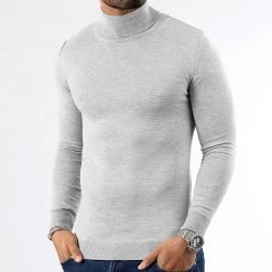 Meilleure vente ✨ Lot De 2 Pulls Col Roulé 1006 Noir Gris Chiné de LBO ✔️ -France LBO Soldes Boutique lbo 348758 LOT LBO 1006 JUM ROULE 76 NOIR 82 GRIS 12336 20221123T084924 02