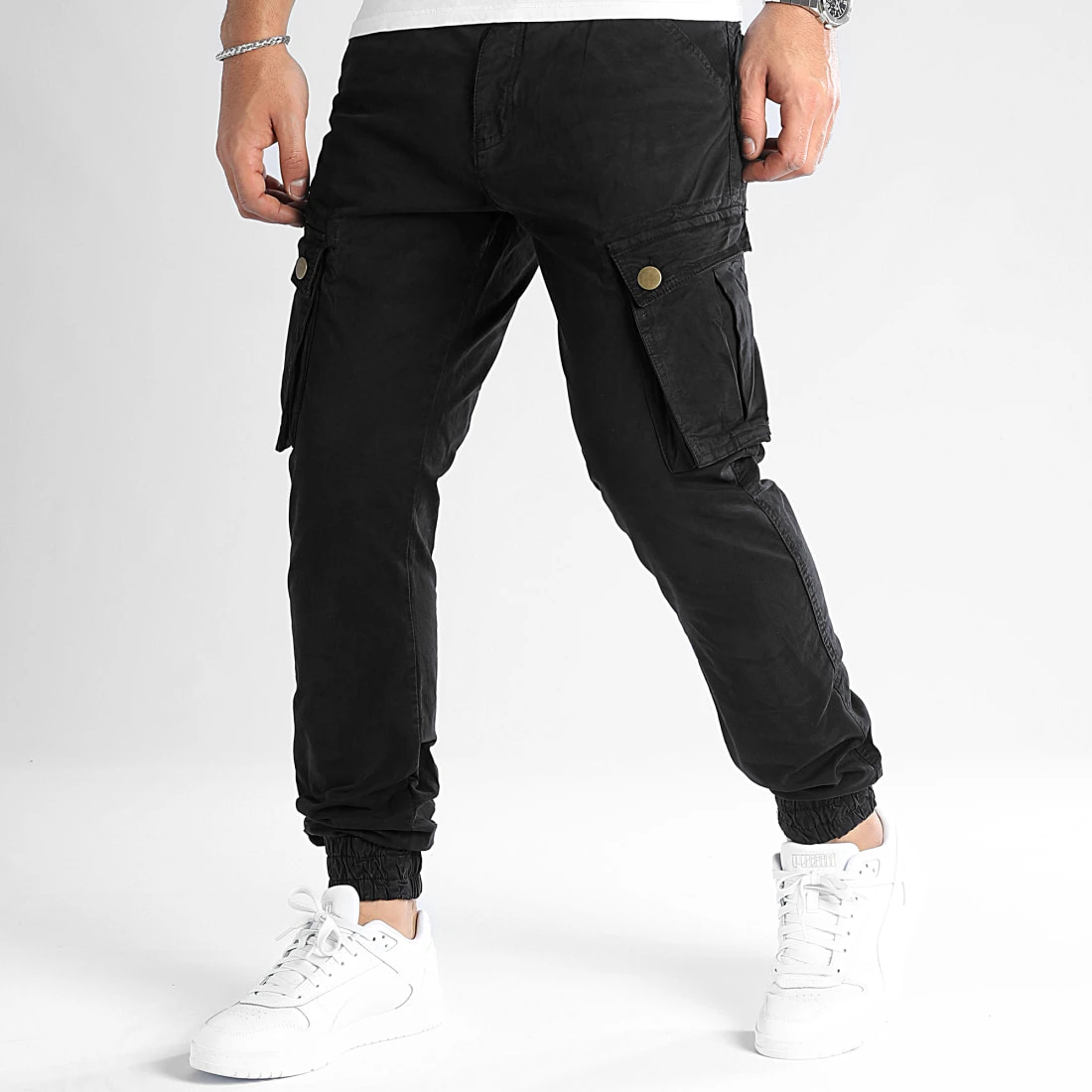 Sortie 🎁 Pantalon Cargo 0324 Noir de LBO 🎉 3 Sortie 🎁 Pantalon Cargo 0324 Noir de LBO 🎉