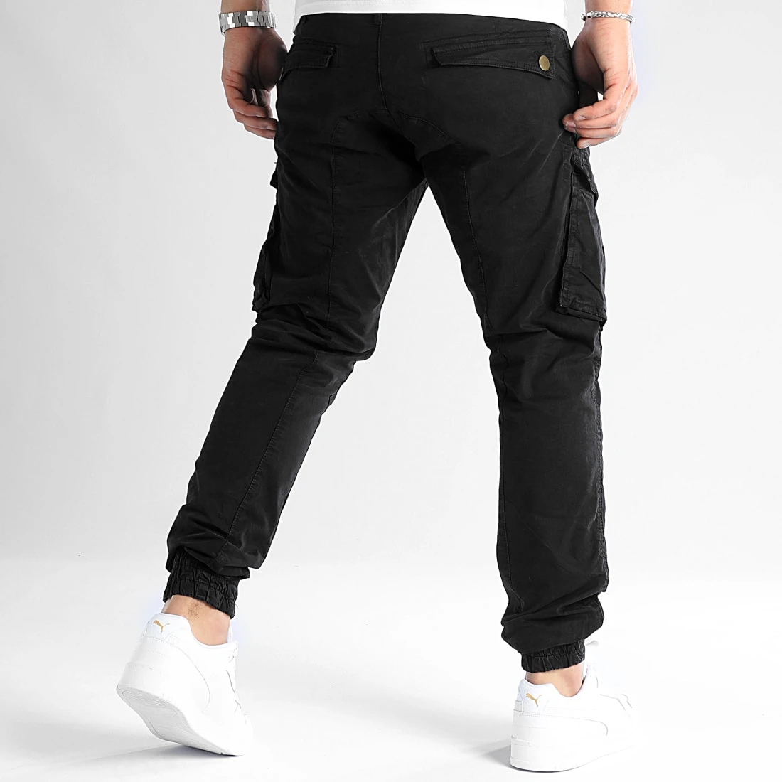 Sortie 🎁 Pantalon Cargo 0324 Noir de LBO 🎉 8 Sortie 🎁 Pantalon Cargo 0324 Noir de LBO 🎉 – Image 6