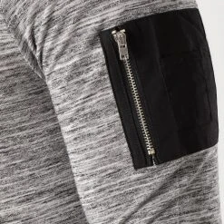 Top 10 ❤️ Lot de 2 Tee Shirts Manches Longues Bomber 27 Noir Et Gris Anthracite Chiné de LBO ⌛ -France LBO Soldes Boutique lbo 85168 FAB SHALBO 27 LOTDE2NOIRETANTHRACHINE 20181109T161104 03