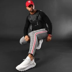 Meilleur prix 🛒 Tee ❤️ Shirt Manches Longues Raglan 48-1 Noir Gris Anthracite de LBO ✔️ -France LBO Soldes Boutique lbo 89838 FAB SHALBO 48 1 20201229T152240 05