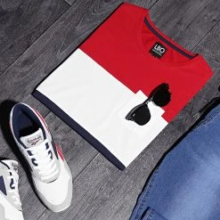 Coupon 🥰 Tee 🎁 Shirt Poche 118 Bleu Blanc Rouge de LBO ❤️ -France LBO Soldes Boutique lbo 97148 FAB SHALBO 118 TPDT 20200529T103016 06