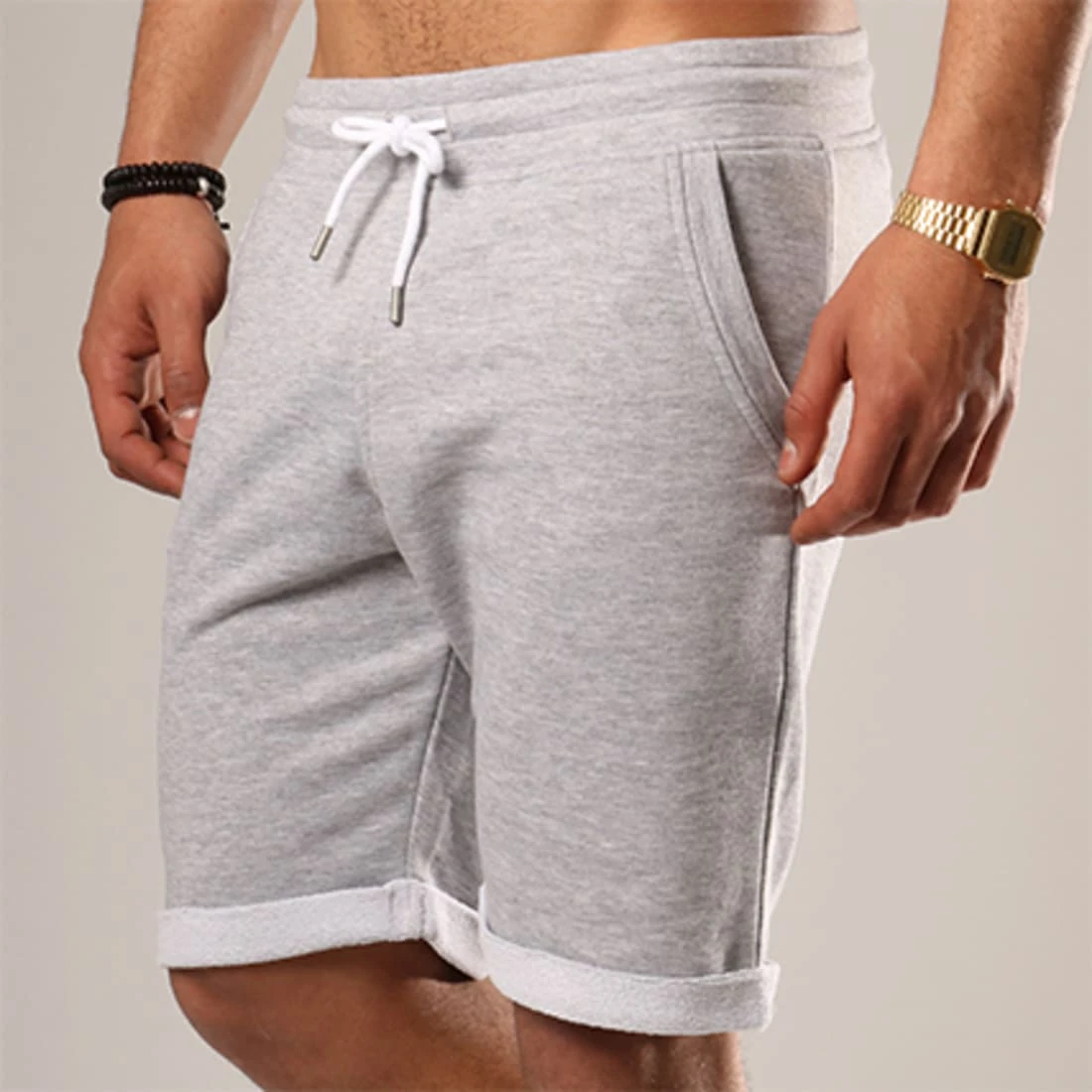 Budget 🤩 Short Jogging 119 Gris Chiné de LBO 🎁 6 Budget 🤩 Short Jogging 119 Gris Chiné de LBO 🎁 – Image 5